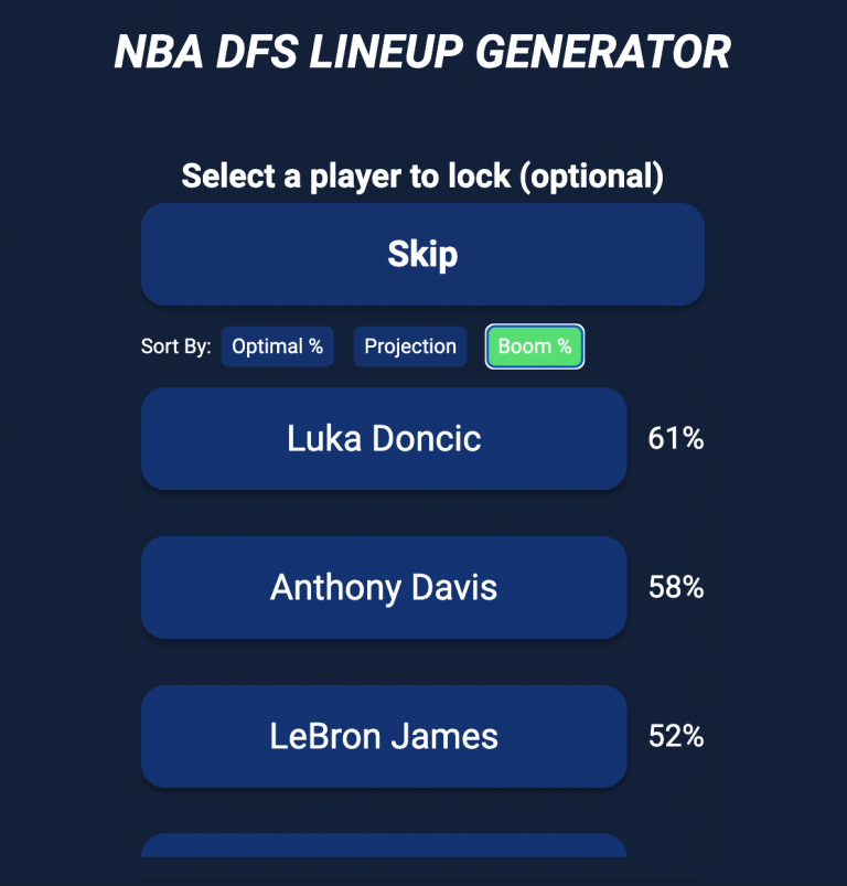 NBA Lineup Optimizer Best NBA DFS Lineups Today (January 9)(04)